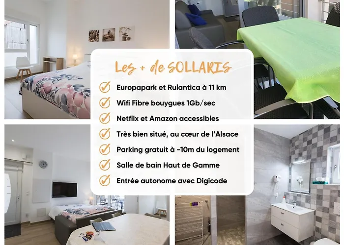 Sollaris 3p 1ère étage à 11km D'europa-park Appartamento